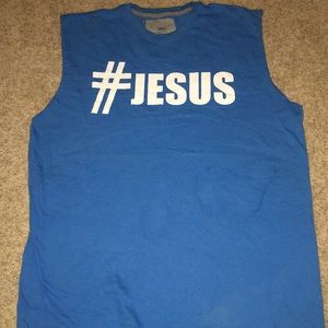 #JESUS muscle tee 2XL
